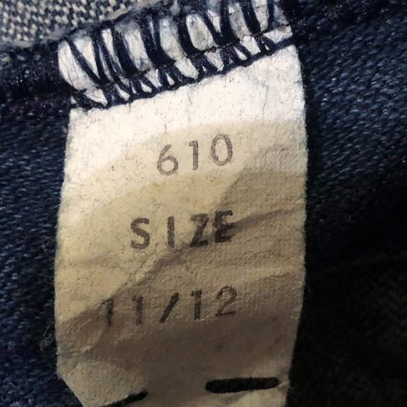 Vintage Bon Jour Jeans Juniors 11/12 Used Hemmed - Picture 10 of 16